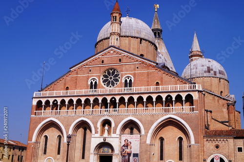 Facade of Basilica del Santo, Padua, Italy