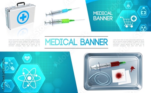 Realistic Healthcare Colorful Concept