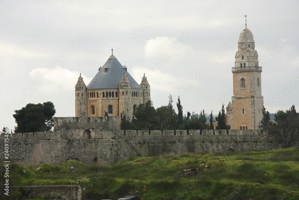 Catholic monastery on Mount Zion