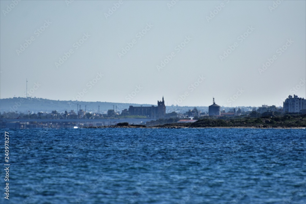 Cyprus seacoast Famagusta city