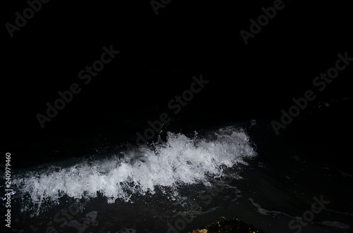 Splashing wave on the Black sea.