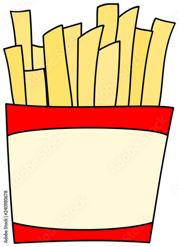 French fries clipart.