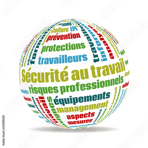 Logo sécurité au travail.