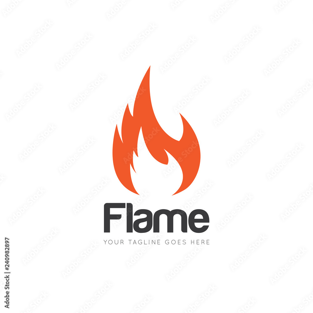 flame logo and icon vector illustration design template flame logo and icon vector illustration design template