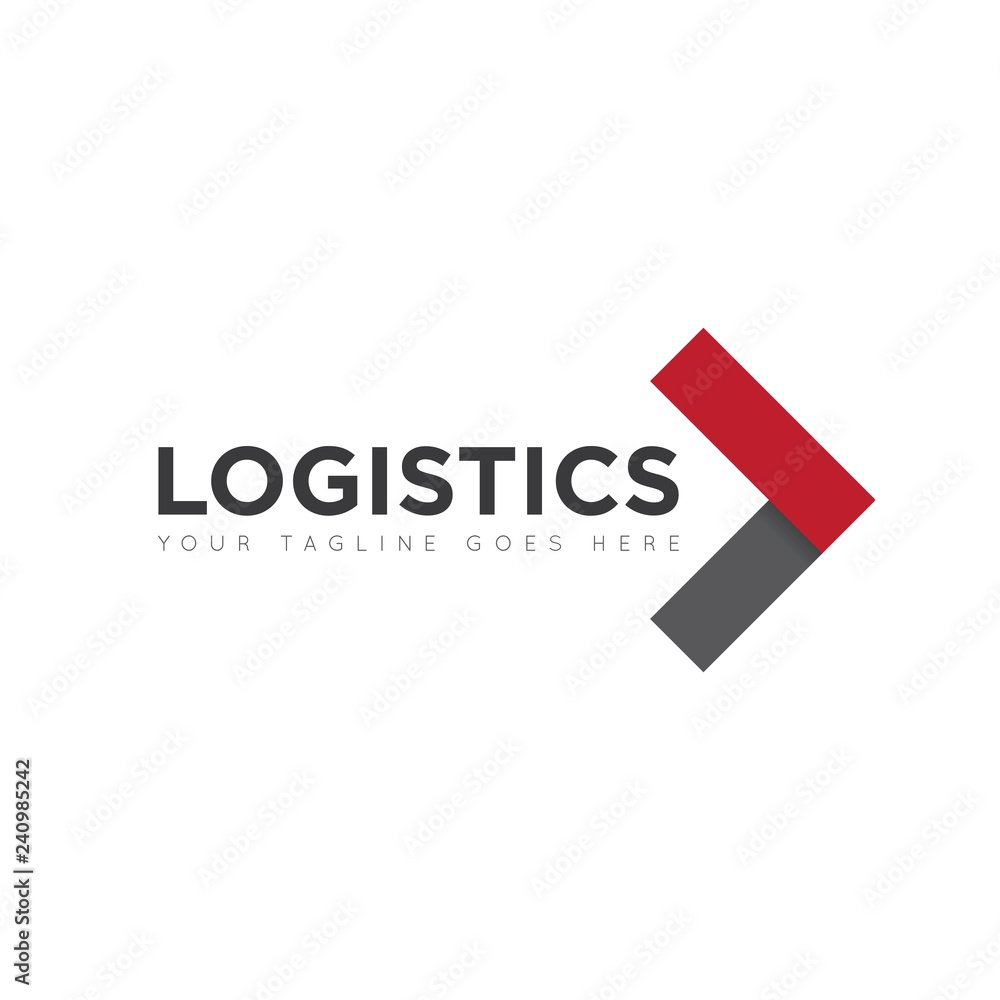 truck logistics logo and icon vector design template