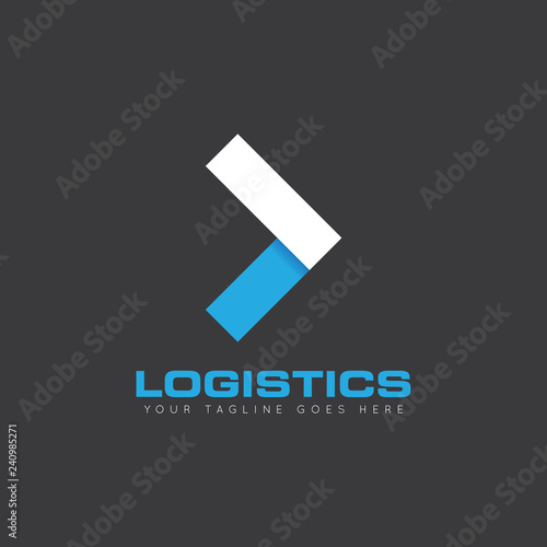 truck logistics logo and icon vector design template