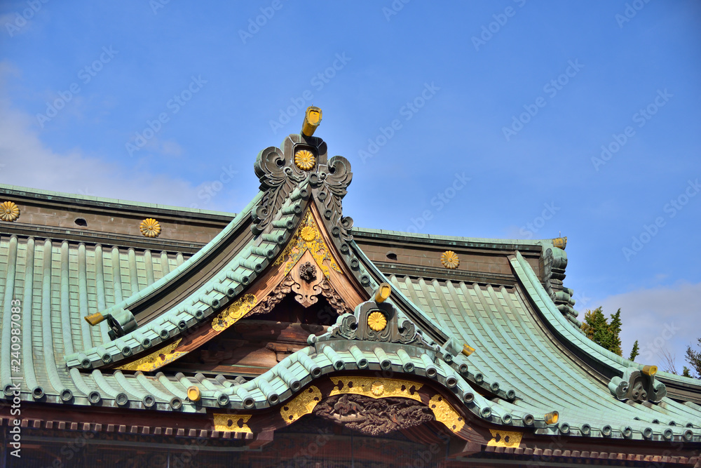 神社の屋根