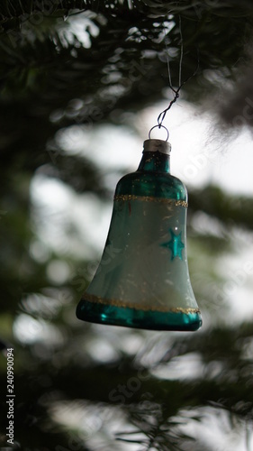  old bell on a tree