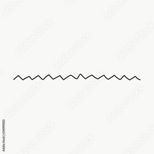 Vector of some banners, borders and dividers for your notes or whatever you want done by hand. Zig zag shape