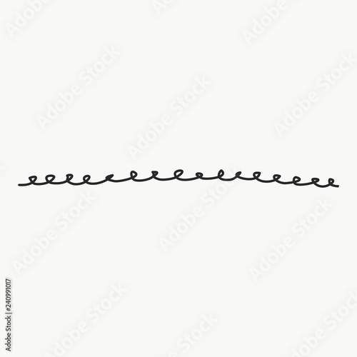 Vector of some banners, borders and dividers for your notes or whatever you want done by hand. Spiral shape