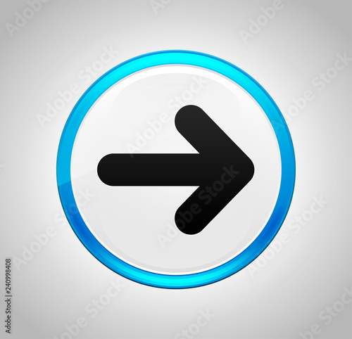 Next arrow icon round blue push button Free Download Next arrow icon round blue push button - GFXLoad