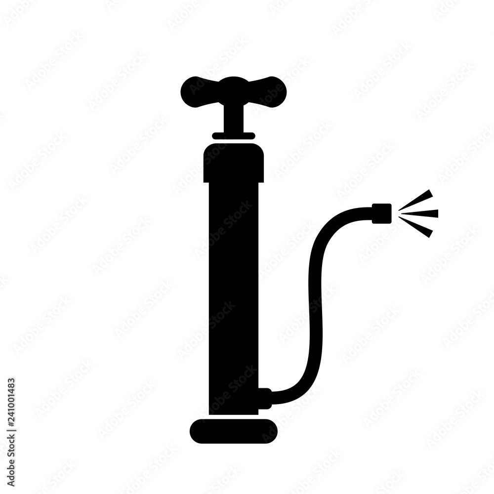 Old style pump vector icon Old style pump vector icon