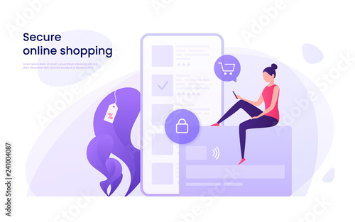 Secure online shopping, protected payments using credit card con