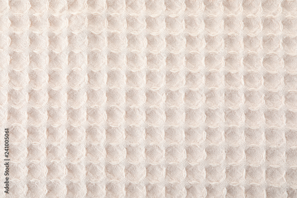 Fototapeta premium Texture of textile table napkin, closeup view