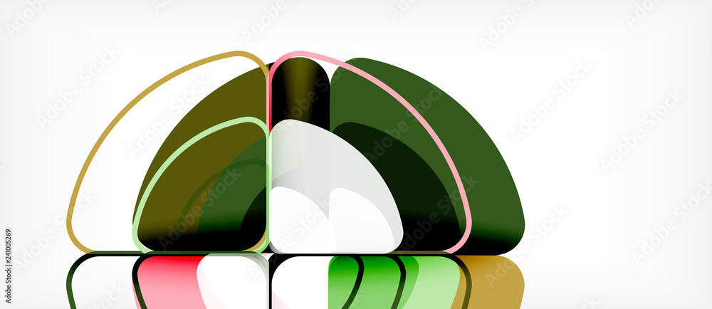 Circles and triangles design abstract background Circles and triangles design abstract background