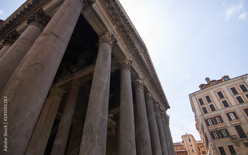 Beautiful View of Phanteon of Rome Italy Beautiful View of Phanteon of Rome Italy