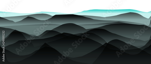 Dunkle Abstrakte Landschaft