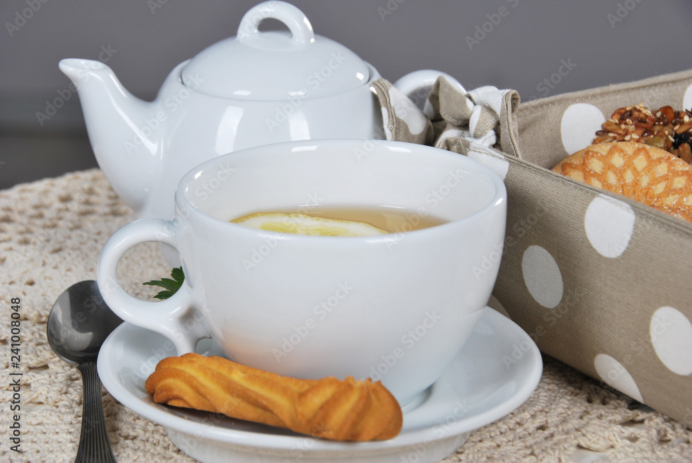 Tasty sweet breakfast in the kitchen Tasty sweet breakfast in the kitchen