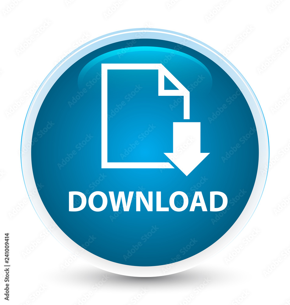 Download (document icon) special prime blue round button Download (document icon) special prime blue round button