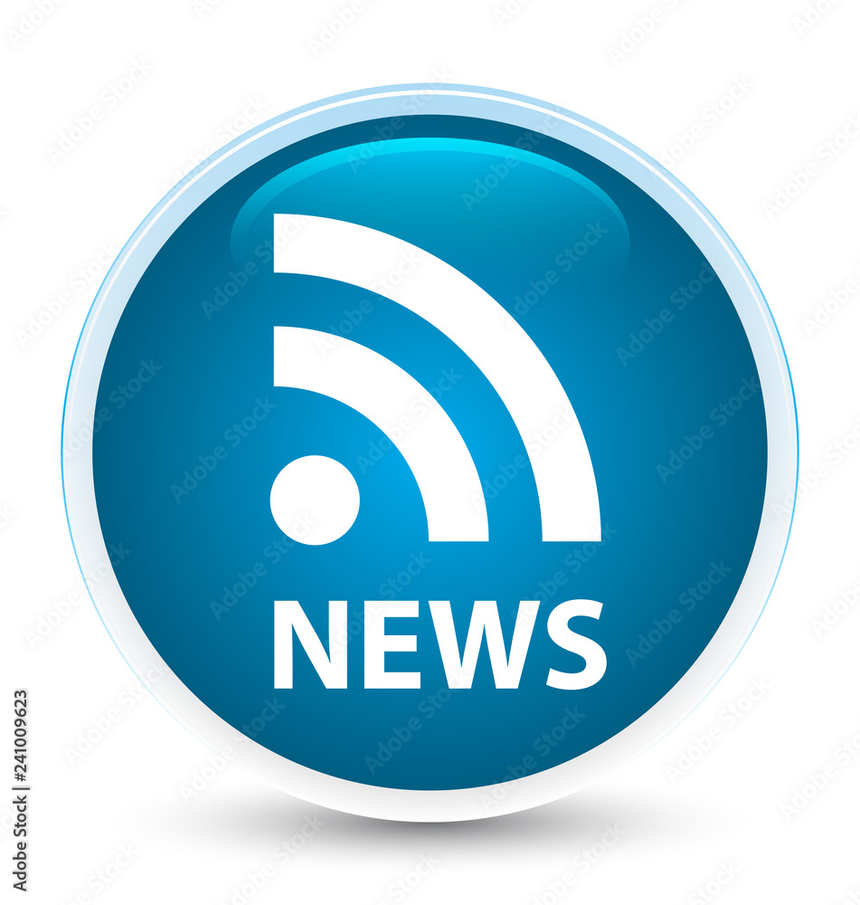 News (RSS icon) special prime blue round button News (RSS icon) special prime blue round button