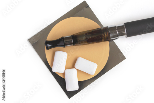 nicotine patch, chewin gum and ecigarette used for smoking cessation