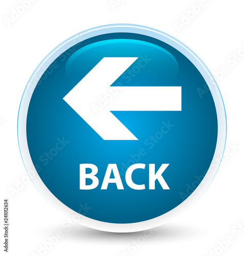 Back special prime blue round button