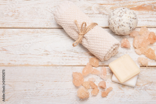 natural soaps, bath salt and face and cleavage oils