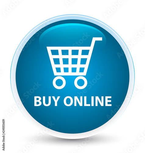 Buy online special prime blue round button