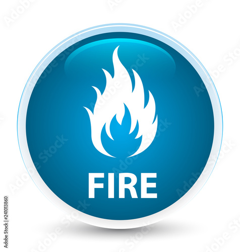 Fire special prime blue round button