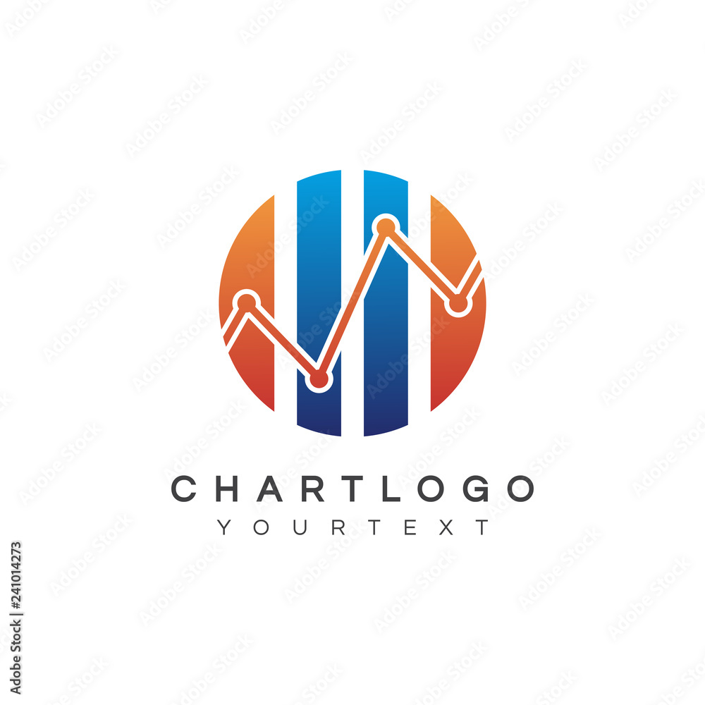 chart logo design chart logo design