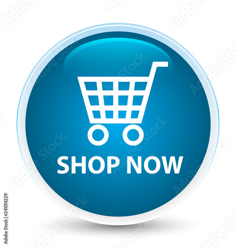 Shop now special prime blue round button