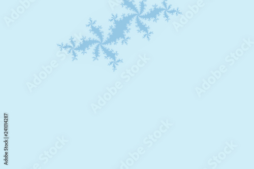 Julia fractal abstract geometrical wallpaper background with hypnotic shapes and Blue colors