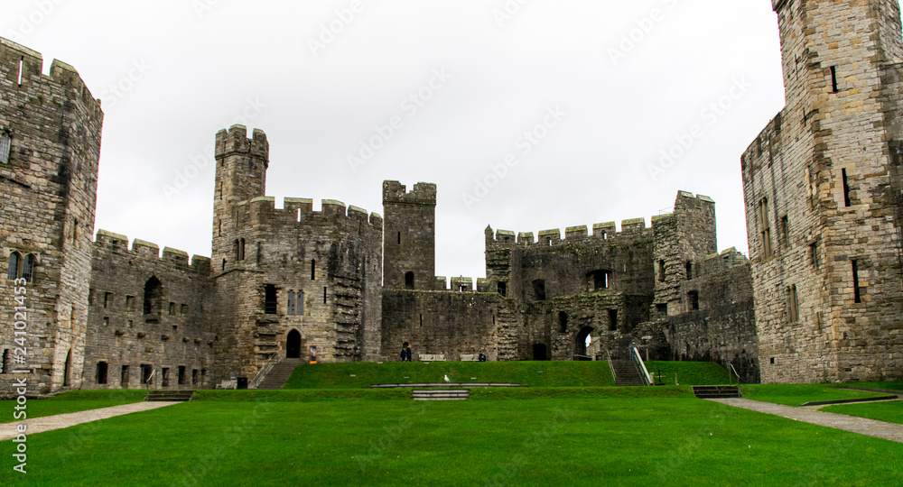 Caernarfon Castle Wales UK