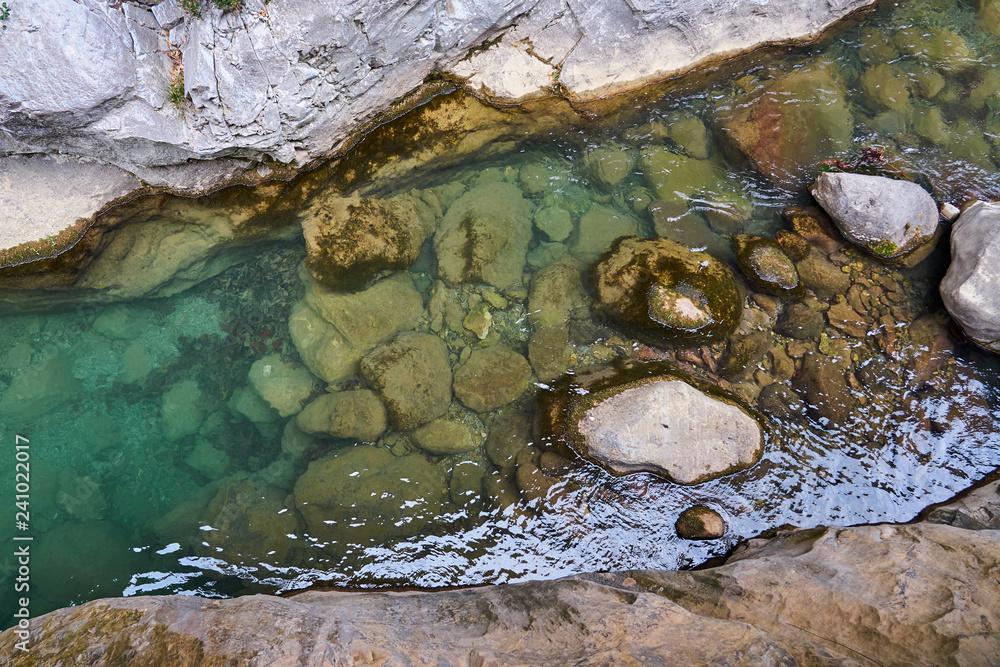 Fototapeta premium River in Sapadere Canyon, Taurus Mountains, Antalya, Turkey.