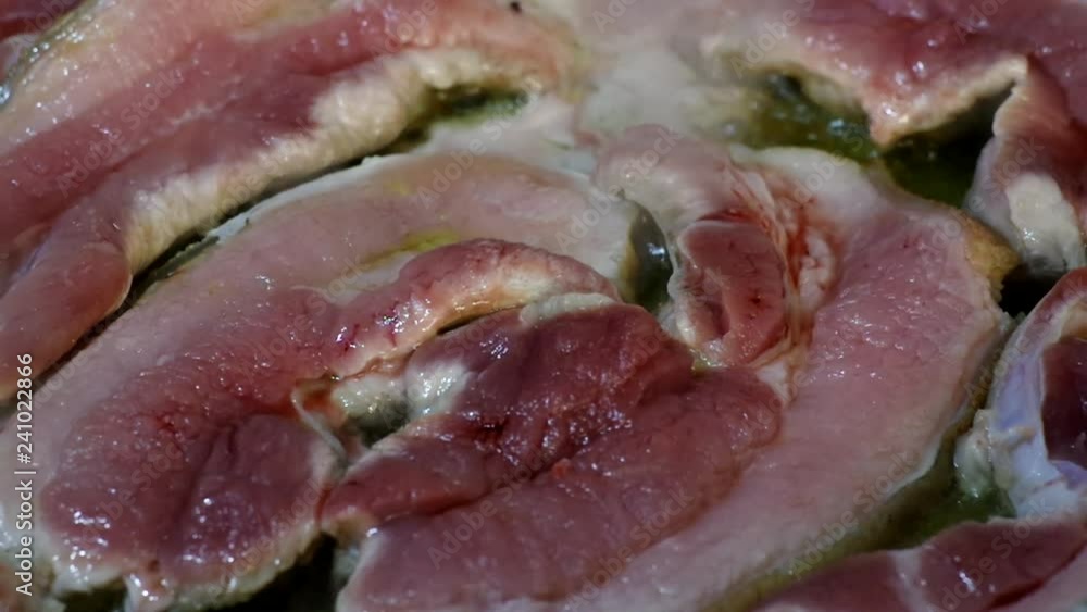 Pork Bacon Cooking Video Pork Bacon Cooking Video
