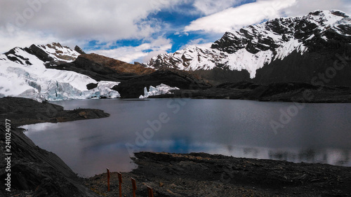 The Pastoruri glacier is a cirque glacier, located in the southern part of the Cordillera Blanca, part of the Andes mountain range, in Northern Peru in the Ancash region