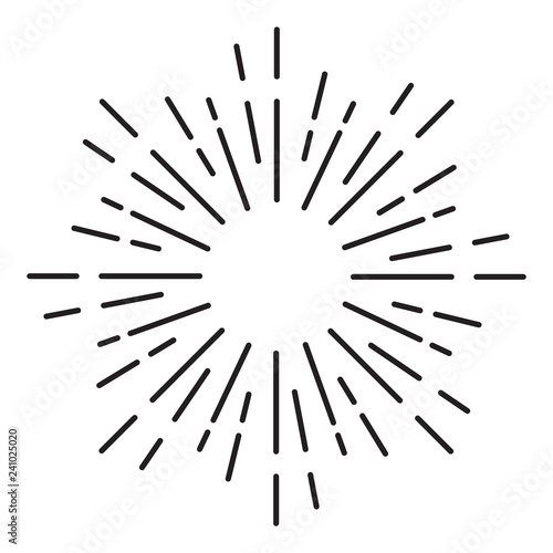 Sunburst Ornament - Element Vector