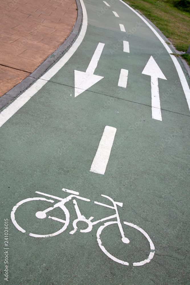 Obraz premium Cycle Lane i