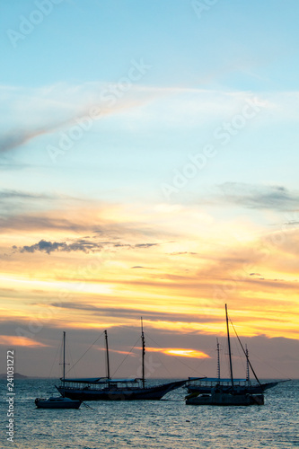 sunset on the sea © Yuri