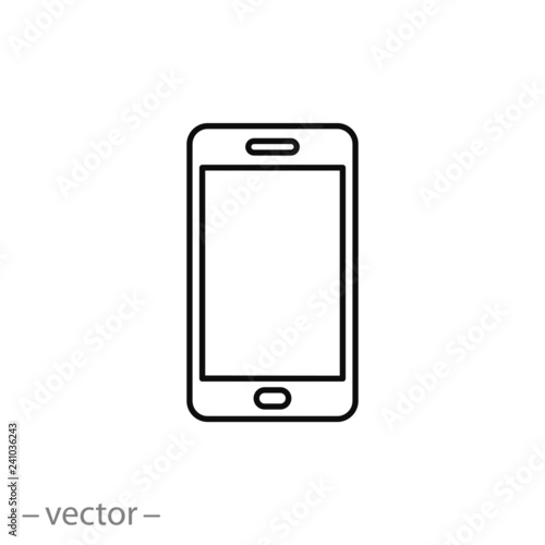 mobile phone vector icon