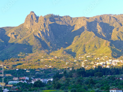 View on mountains of gran canaria island, Spain. © dr322