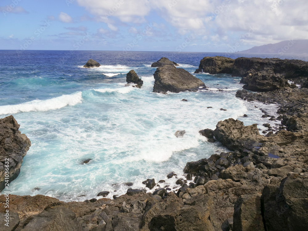 Coastal landscape Las Puntas, El Golfo, El Hierro, Canary Islands, Spain Coastal landscape Las Puntas, El Golfo, El Hierro, Canary Islands, Spain