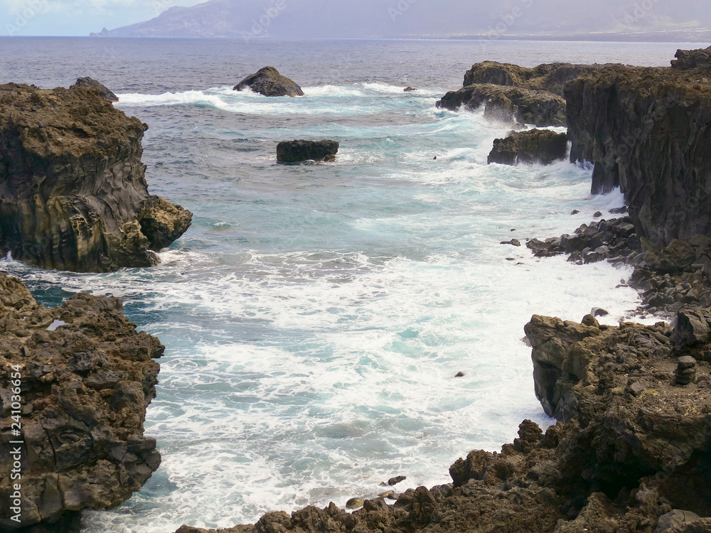 Fototapeta premium Coastal landscape Las Puntas, El Golfo, El Hierro, Canary Islands, Spain