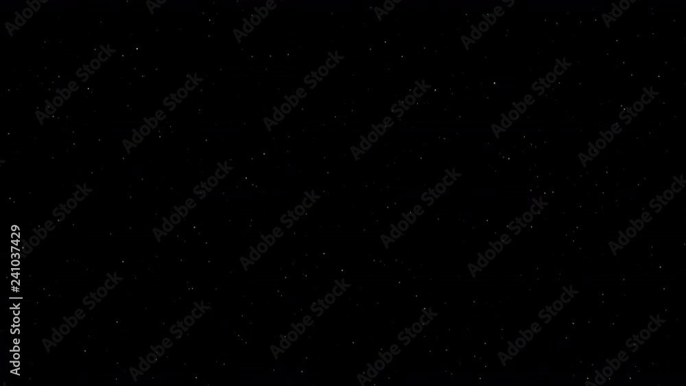 Panning across the clear night sky with twinkling stars shining bright. Panning across the clear night sky with twinkling stars shining bright.