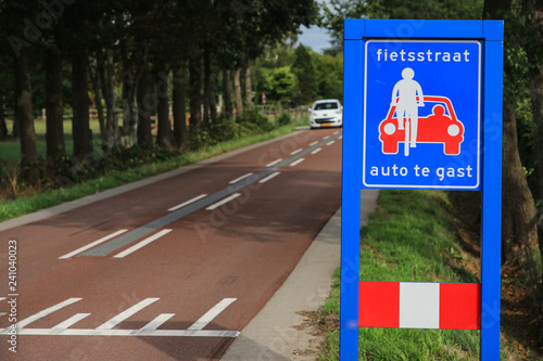 Fahrradstraße in Holland