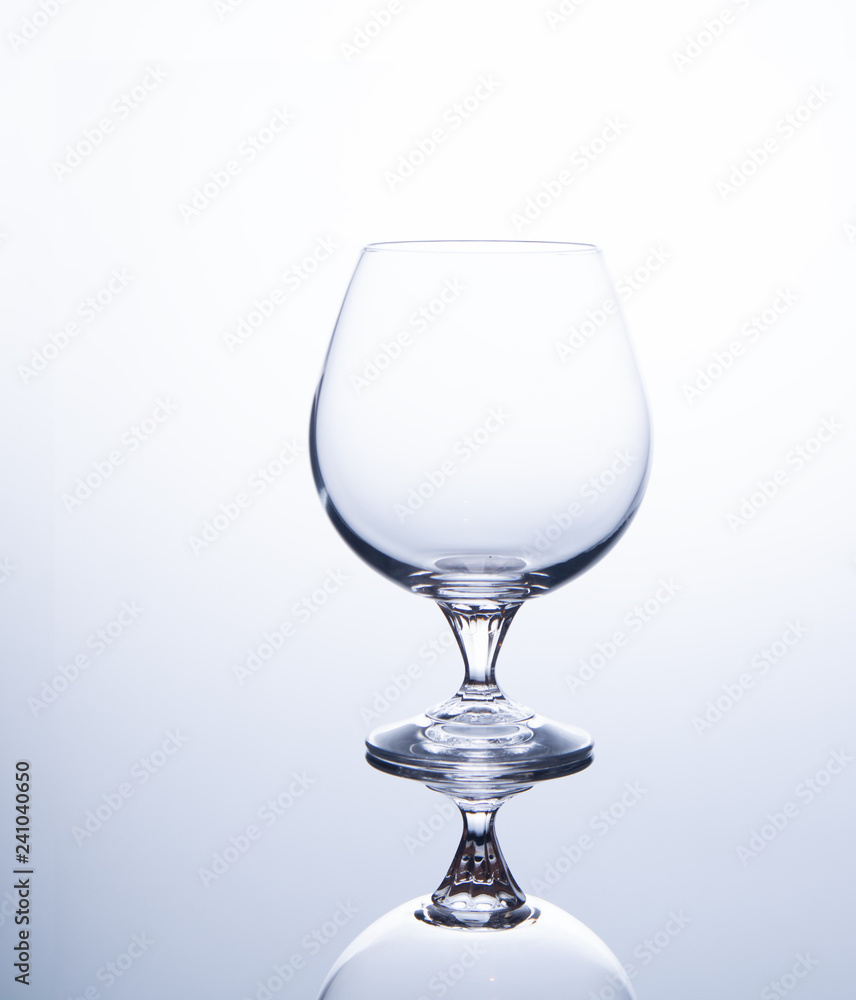 isolate clear glass on white background isolate clear glass on white background