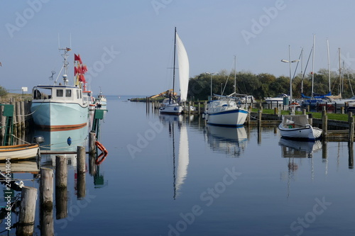 Small  boat-  and fishing port on the Baltic Sea.
Hohwacht, Lippe, Schleswig-Holstein, Germany, Europe photo