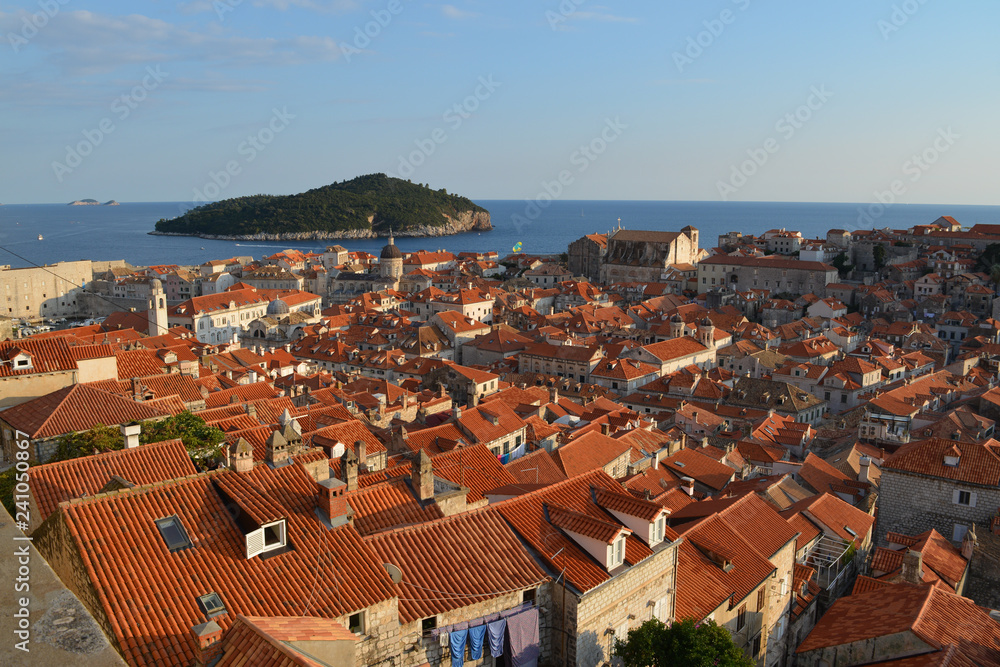 view of the city of dubrovnik croatia