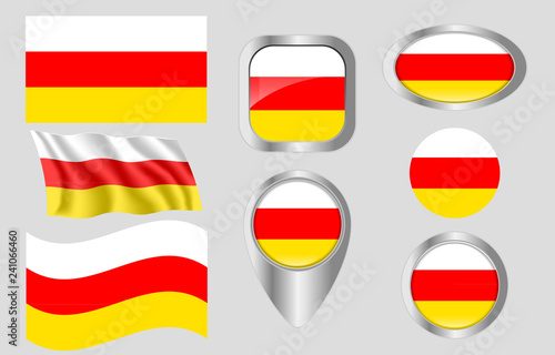 Flag of South Ossetia Free Download Flag of South Ossetia - GFXLoad