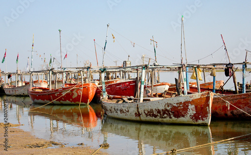 Charna Fishing Village Karachi Pakistan photo
